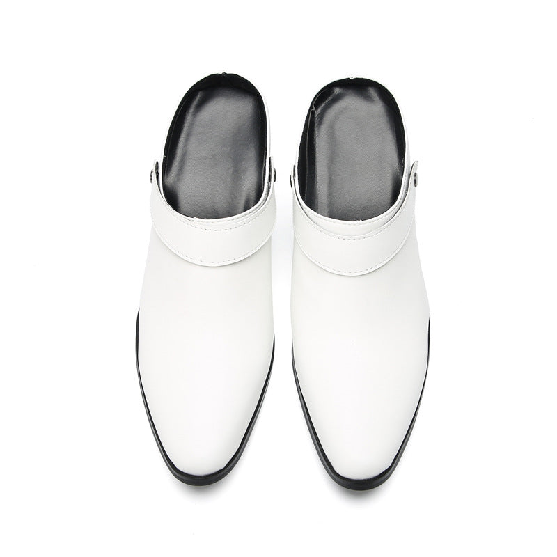 Men's White Slippers