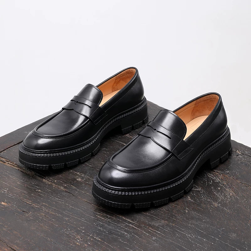 Men's Loafers, Height Increasing, Thick Sole