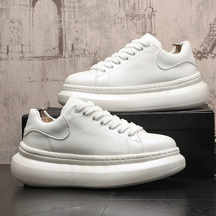 Men's 2026 New Height-Increasing Platform Low-Top Casual Trendy Chunky Sneakers