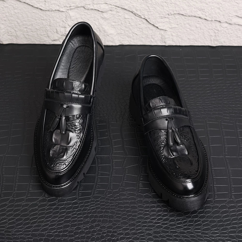 Men's Loafers, Height Increasing, Slip-On