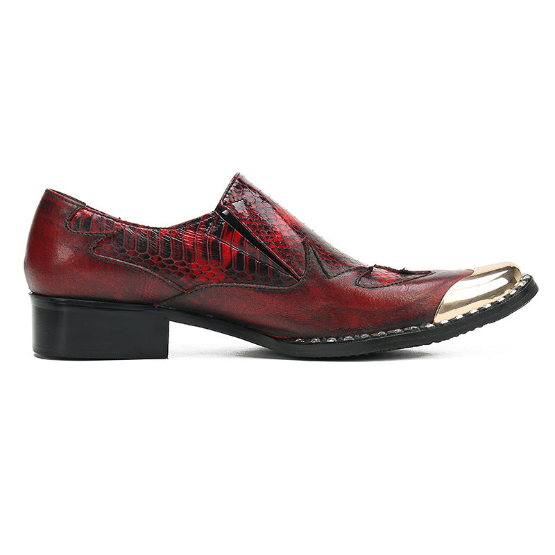 Doudou shoes men's cowhide 2023 new slip-on slip-ons casual brand Korean leather shoes British driving trendy shoes