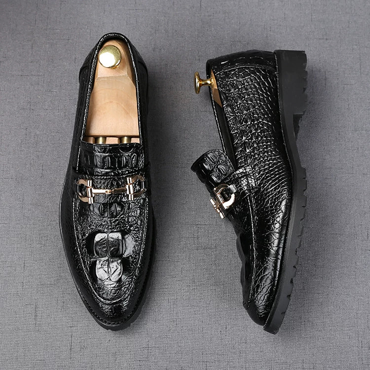 Men's Loafers, Height Increasing, Pointed Toe