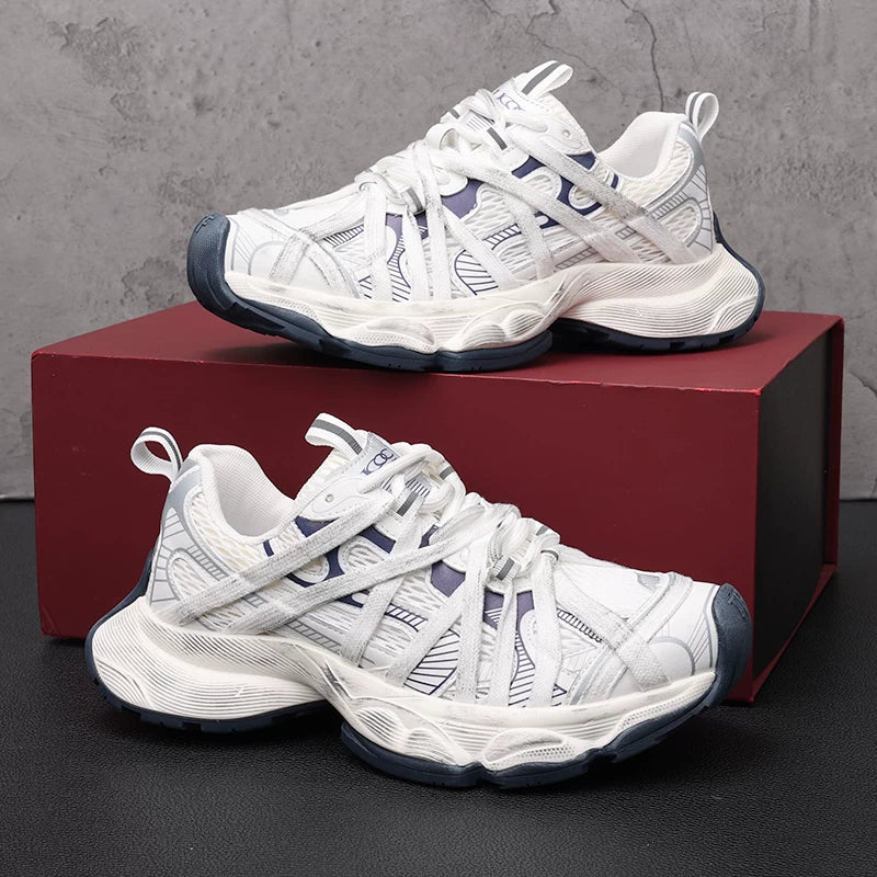 Men's Chunky Sneakers, Height Increasing, Breathable