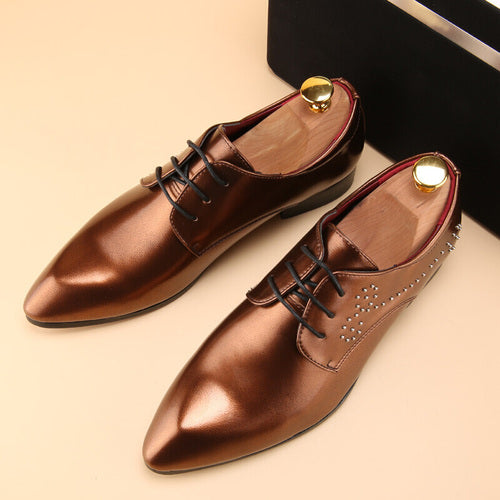 Men's Gold Derby Formal Shoes, Business