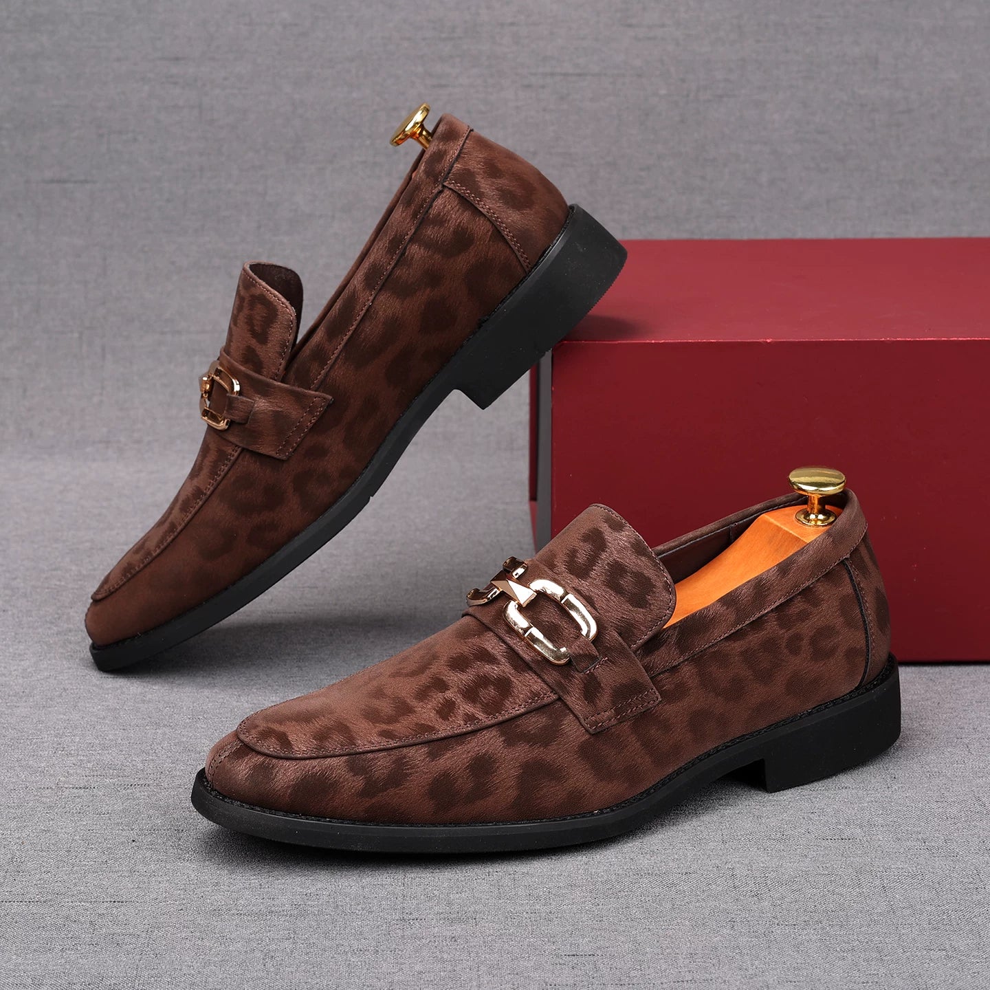 Men's Loafers, Height Increasing, Pointed Toe