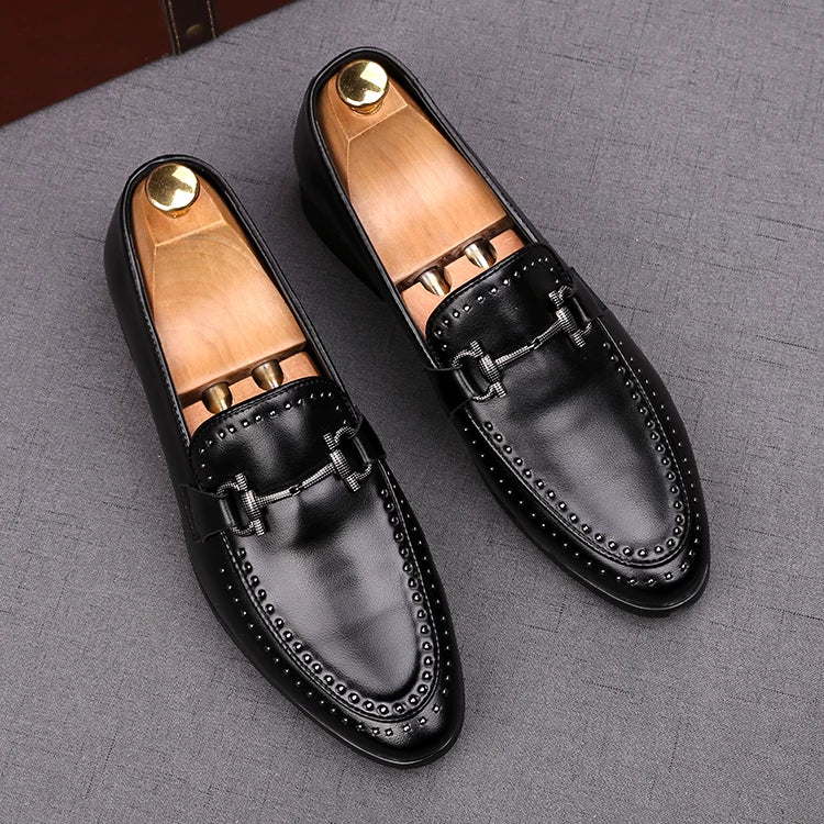 Men's Loafers, Height Increasing, Pointed Toe