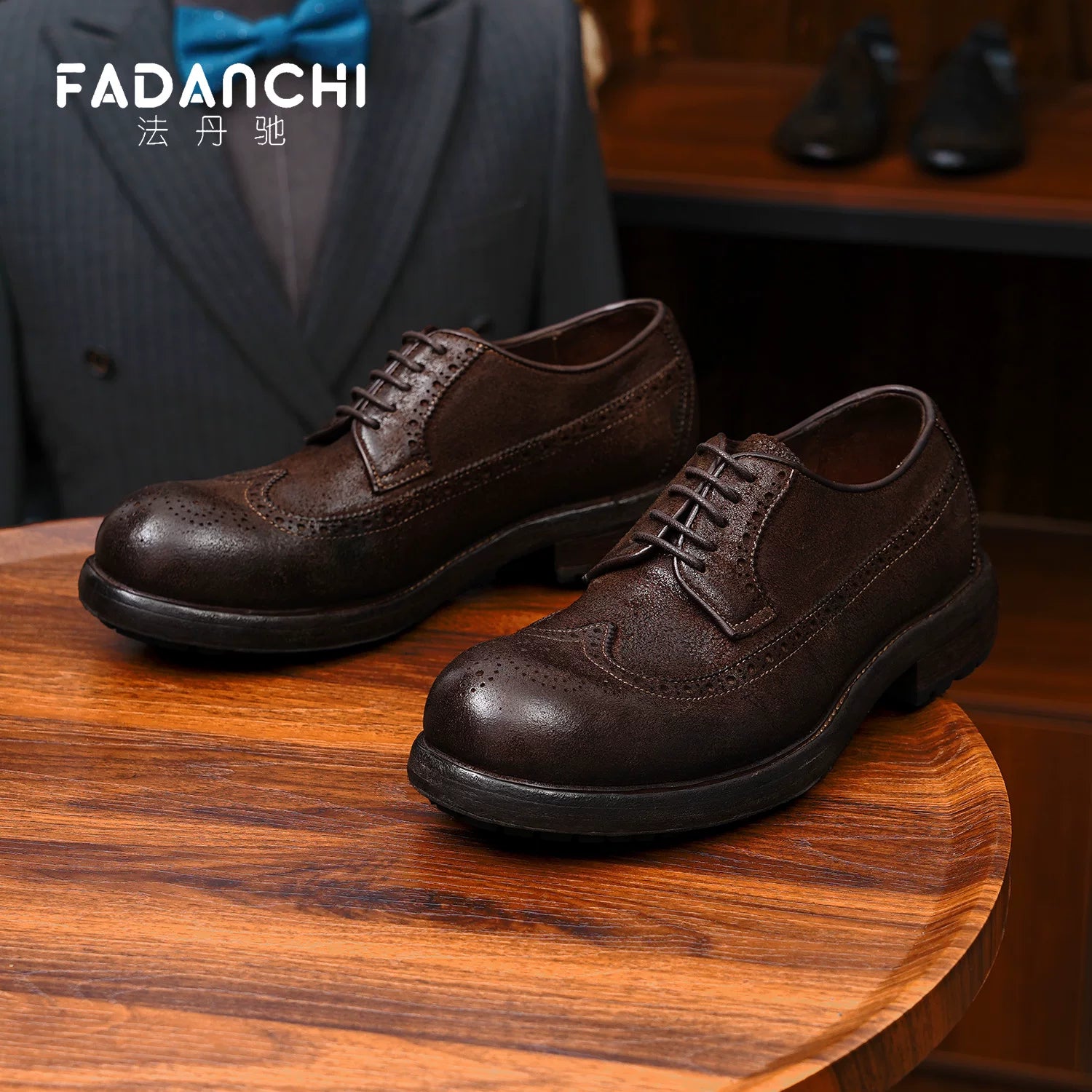 Men's Genuine Leather Leather Shoes, Handmade, Business