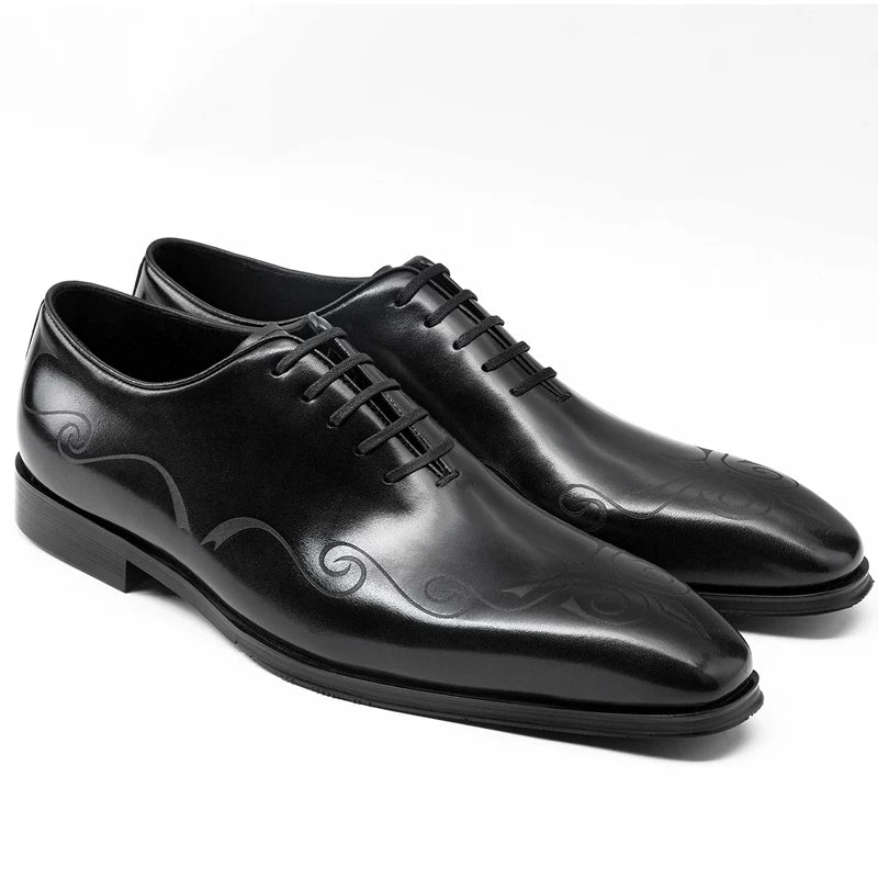 Men's Genuine Leather Oxford Shoes, Breathable, Handmade