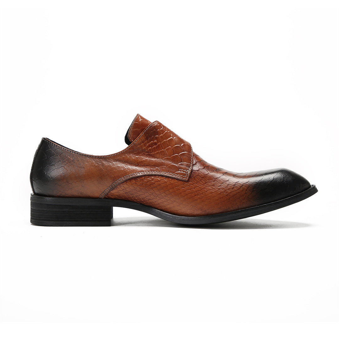 Men's Brown Leather Dress Shoes – Business, Wedding