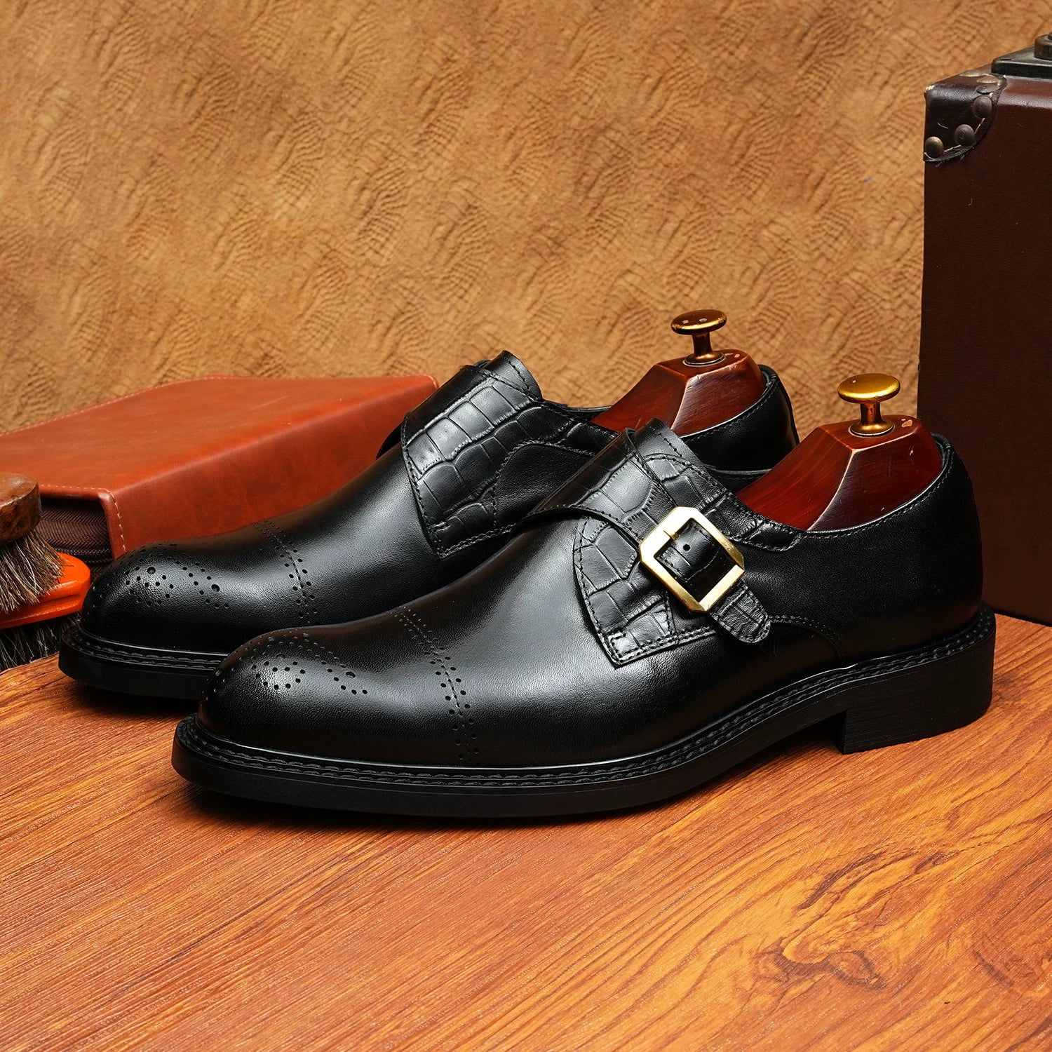 Men's Genuine Leather Leather Shoes, Business, Formal