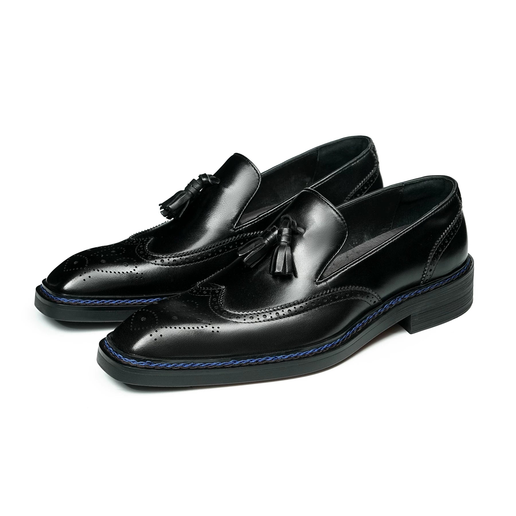 Men's Genuine Leather Loafers, Slip-On, Business