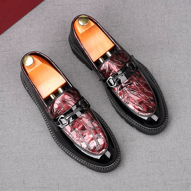 Men's Loafers, Height Increasing, Thick Sole