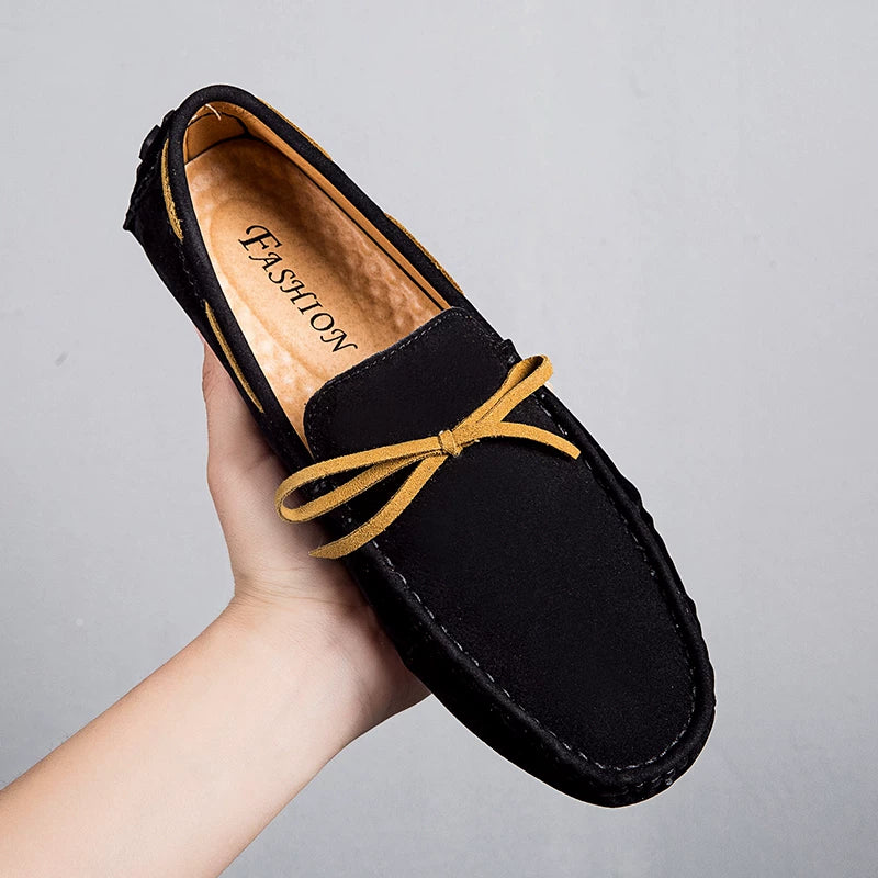 Men's Suede Loafers, Breathable