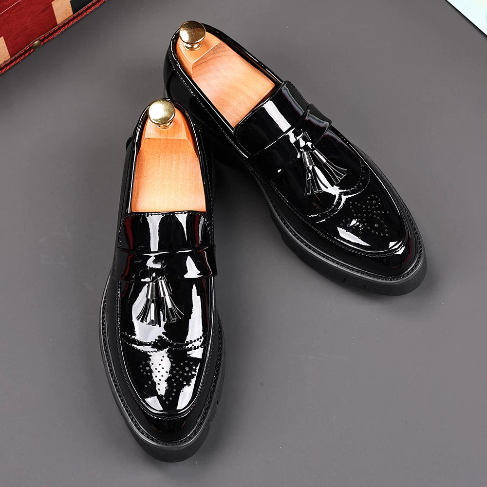 Men's Loafers, Height Increasing, Thick Sole