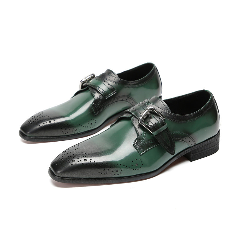 Men's Leather Oxford Formal Shoes – Business, Wedding – Style 54