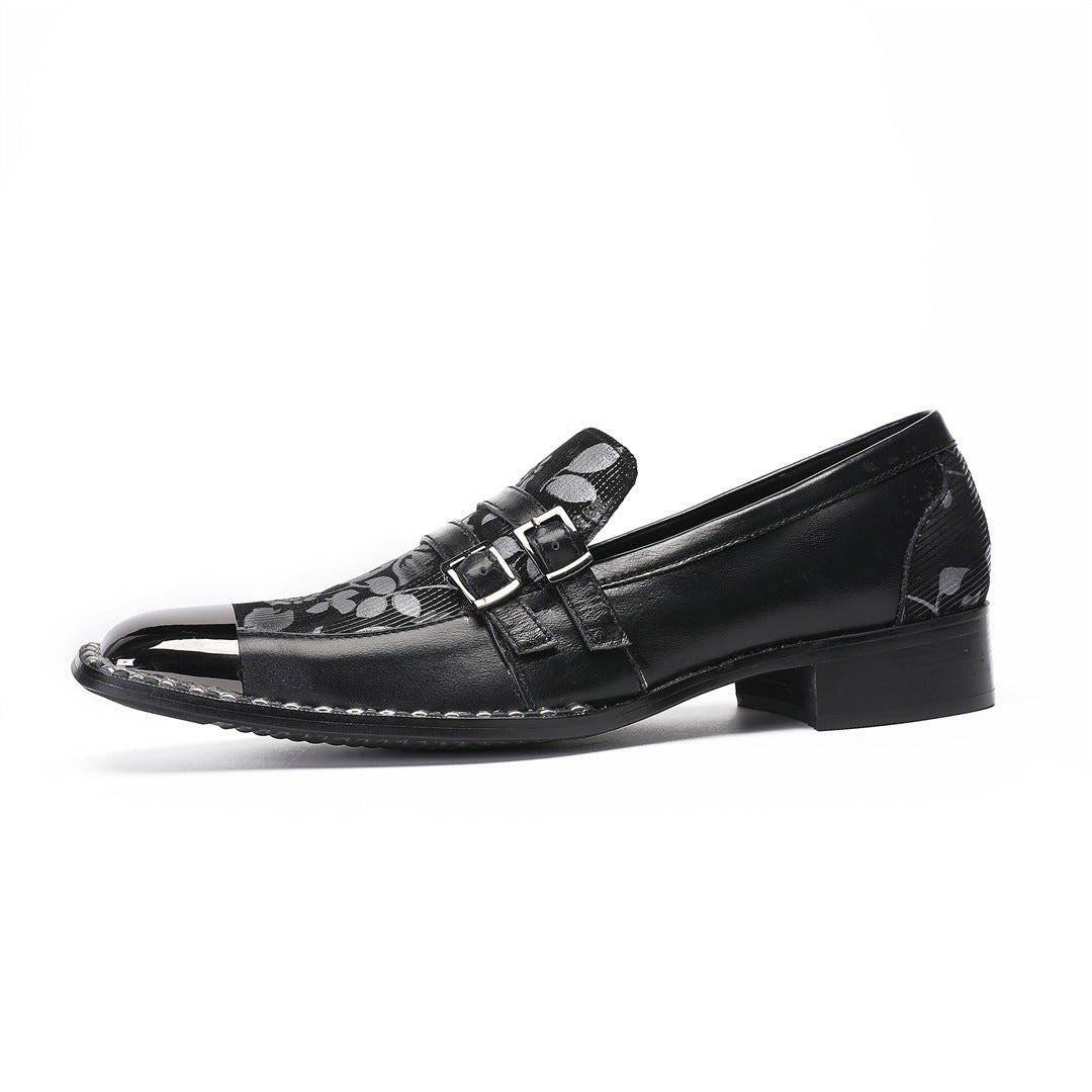Men's Black Leather Dress Shoes – Business, Wedding – Style 59