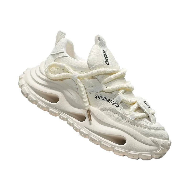 Men's Platform Low-Top Trendy Chunky Dad Sneakers 2026 Summer New