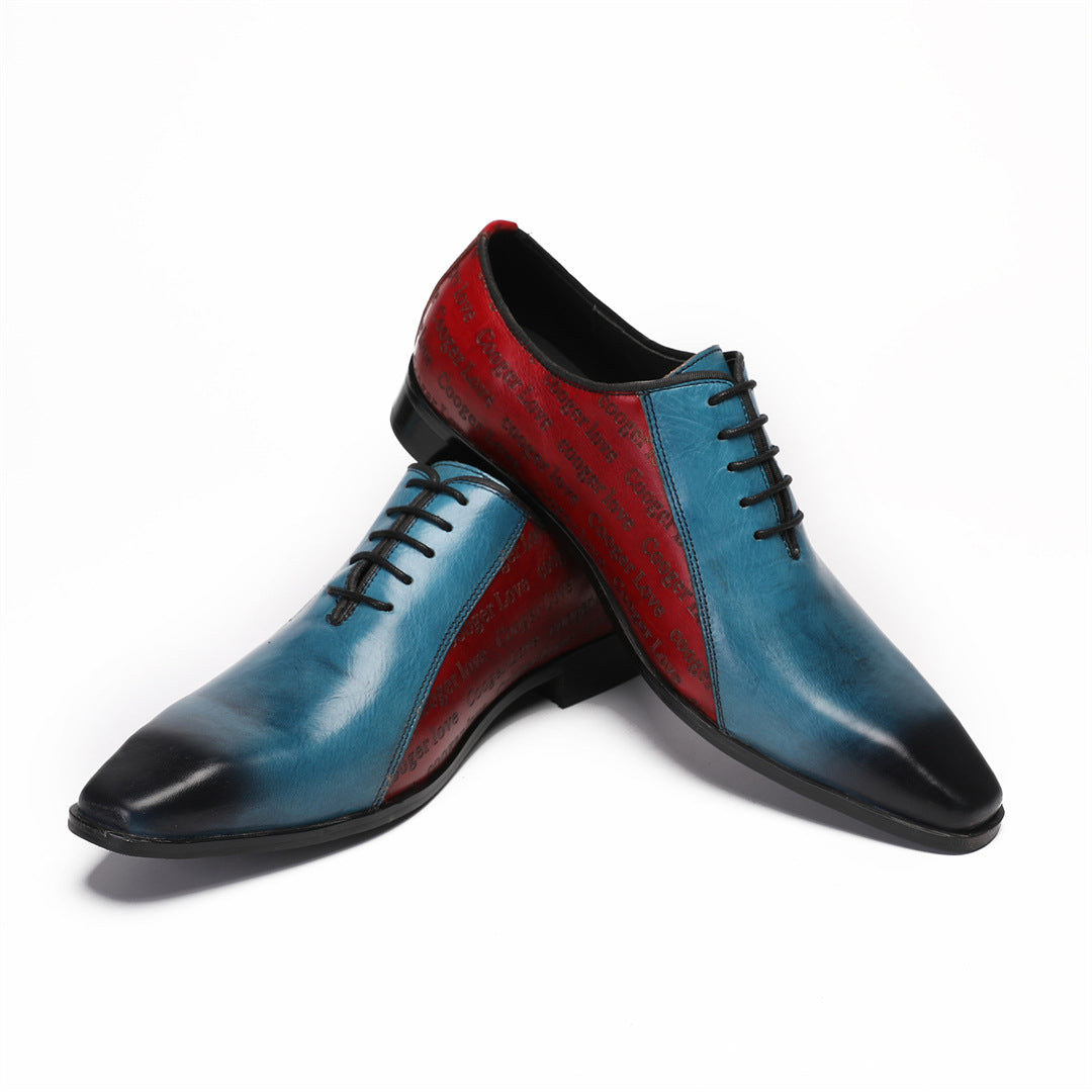 Men's Leather Oxford Formal Shoes – Business, Wedding – Style 15