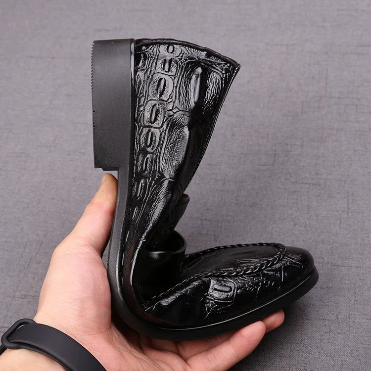 Men's Loafers, Height Increasing, Pointed Toe