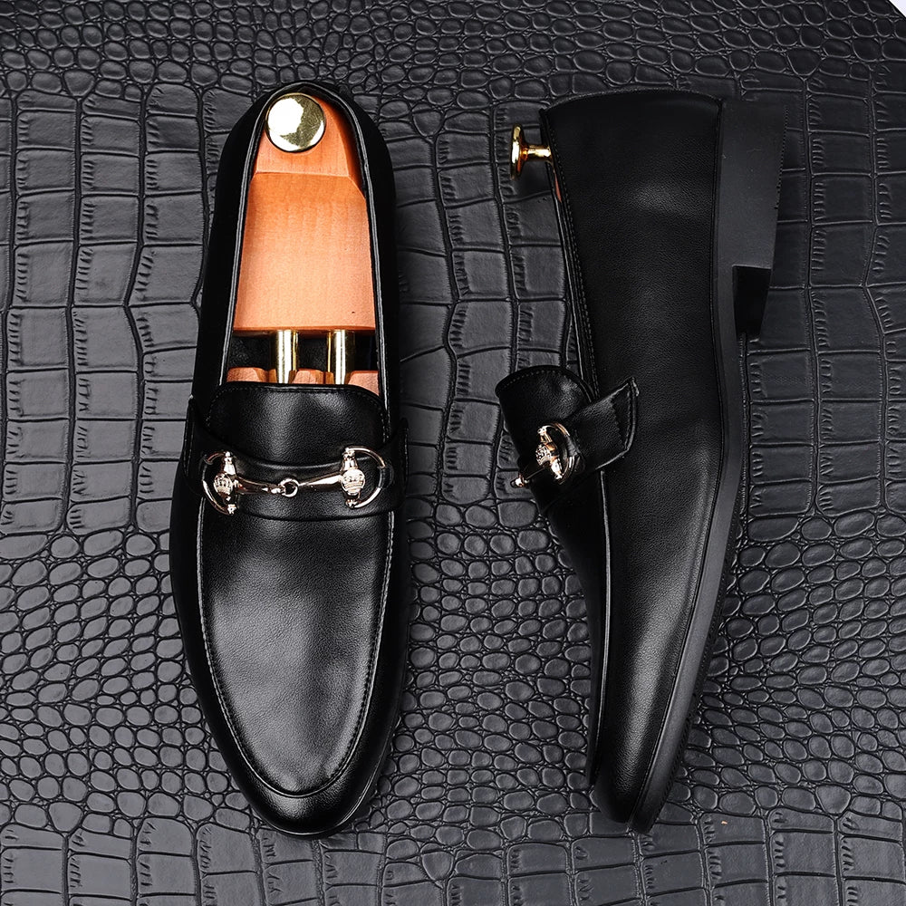 Men's Loafers, Height Increasing, Pointed Toe