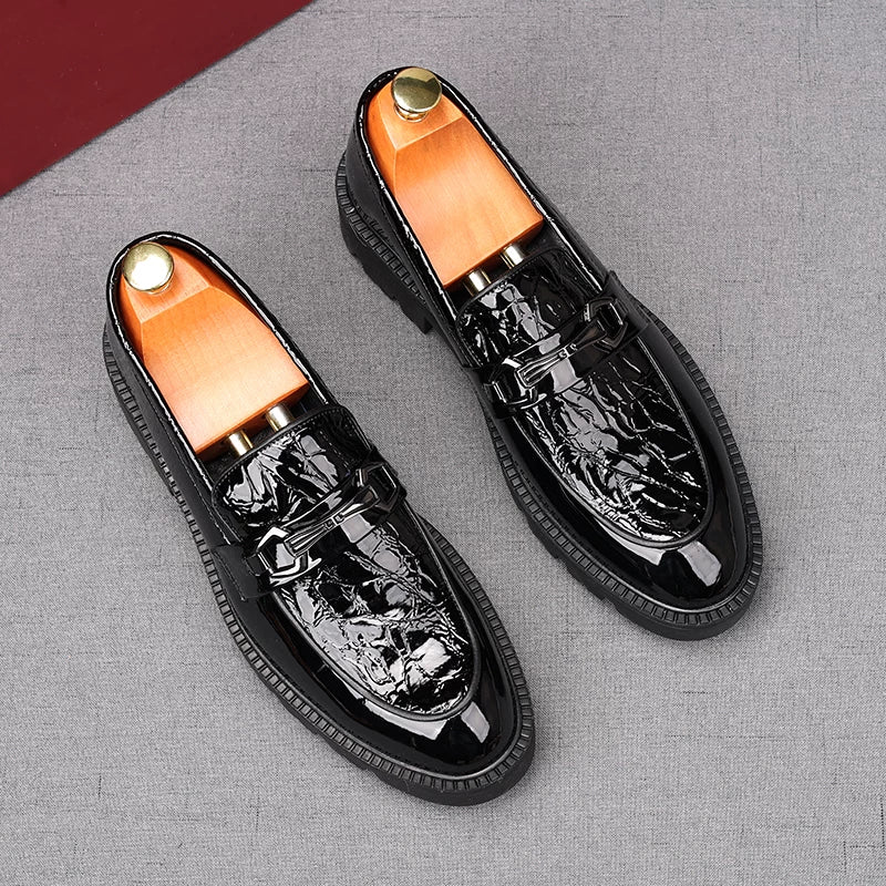 Men's Loafers, Height Increasing, Thick Sole