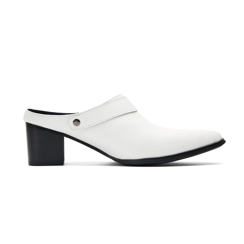 Men's White Slippers