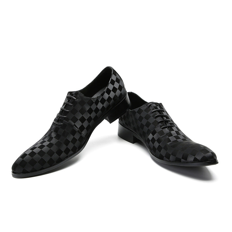 Men's Leather Oxford Formal Shoes – Business, Wedding – Style 16