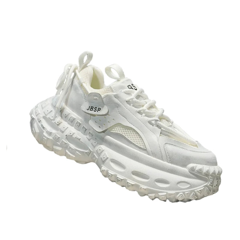 Men's Height-Increasing Platform Breathable Mesh Chunky Dad Sneakers New