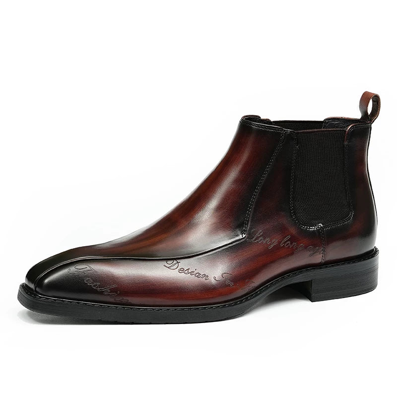 Men's Genuine Leather Martin Boots, British Style