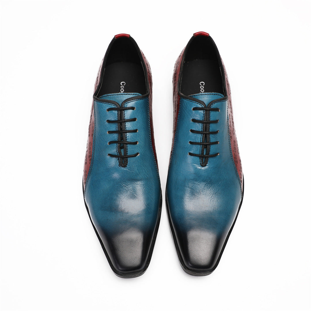 Men's Leather Oxford Formal Shoes – Business, Wedding – Style 15