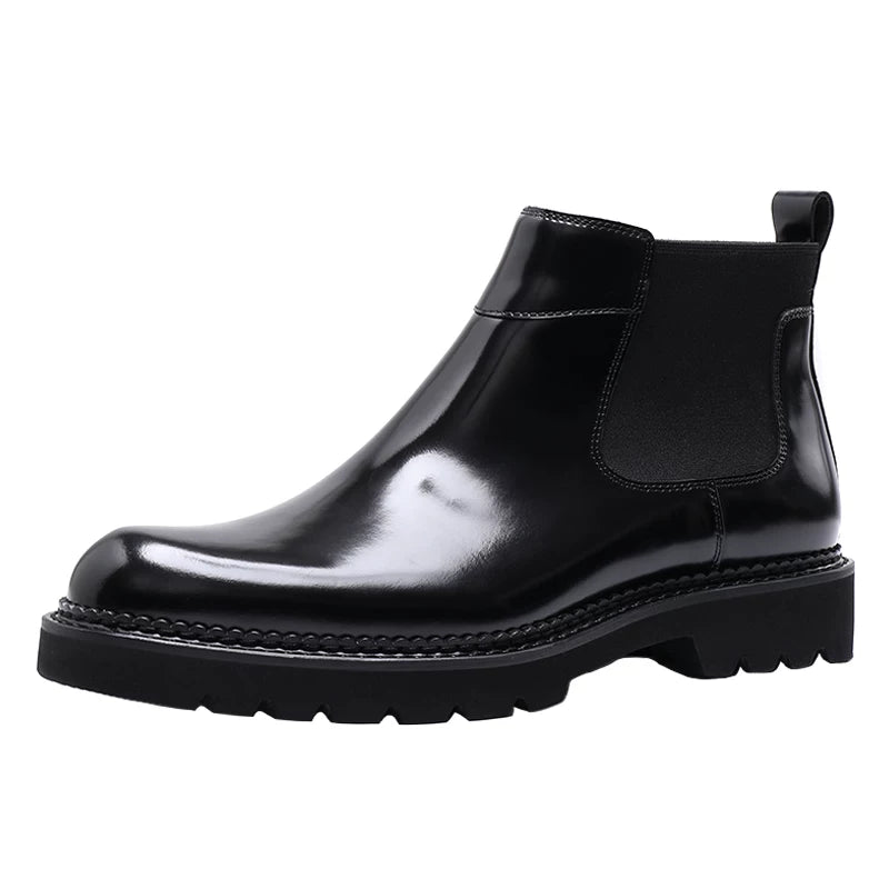 Men's Chelsea Boots, Thick Sole, British Style