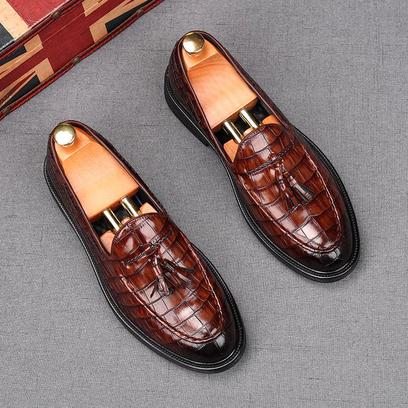 Men's Loafers, Height Increasing, Handmade