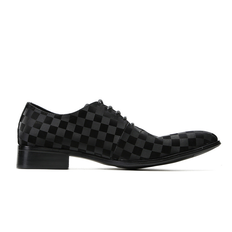 Men's Leather Oxford Formal Shoes – Business, Wedding – Style 16