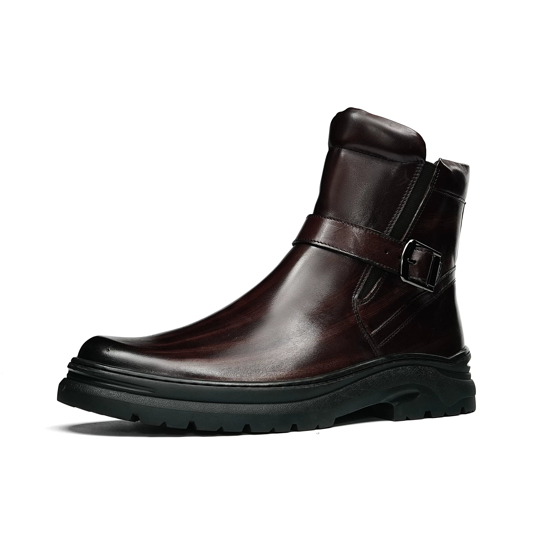 Men's Martin Boots, Height Increasing, Thick Sole
