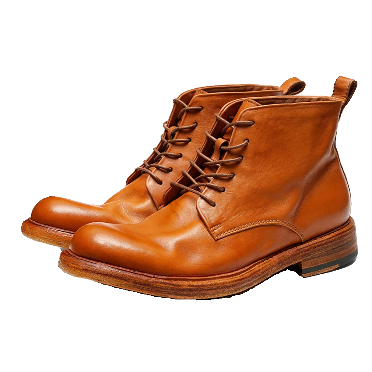 Men's Genuine Leather Martin Boots, Handmade, British Style