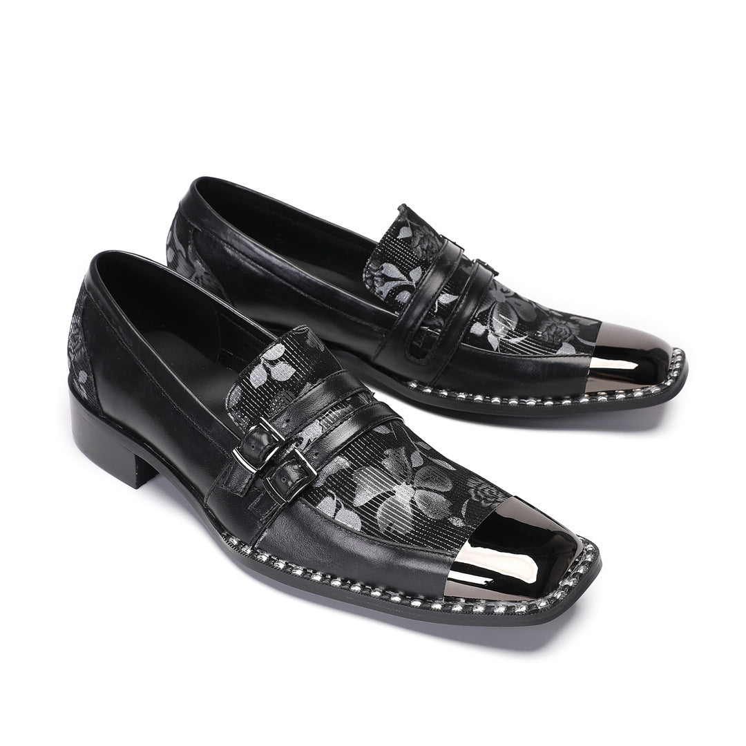 Men's Black Leather Dress Shoes – Business, Wedding – Style 59