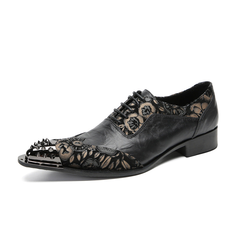 Men's Leather Formal Shoes – Pointed Toe, Business – Style 84