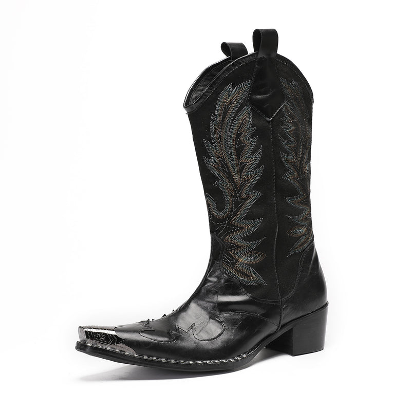 Men's Leather Martin Boots, British Style, Style 54