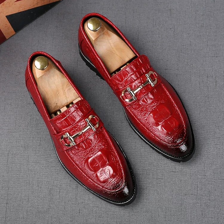 Men's Loafers, Height Increasing, Pointed Toe