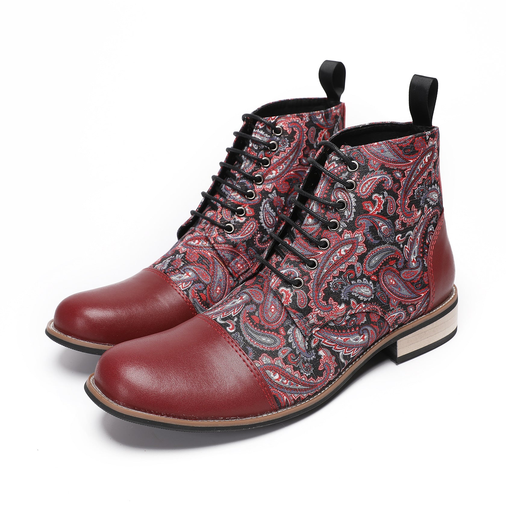 Men's Leather Martin Boots – Platform, British Style