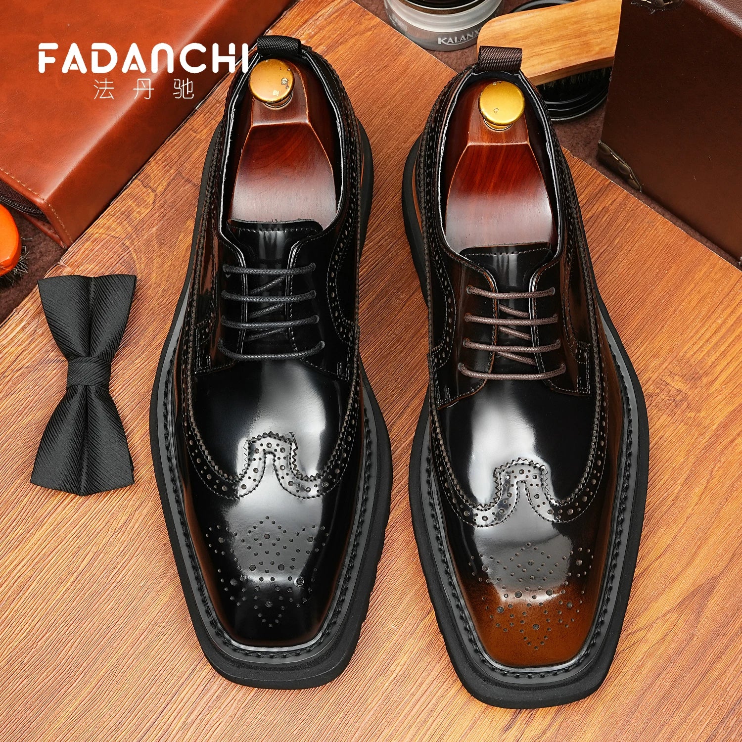 Men's Genuine Leather Leather Shoes, Height Increasing, Thick Sole