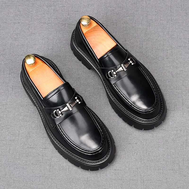 Men's Loafers, Height Increasing, Thick Sole