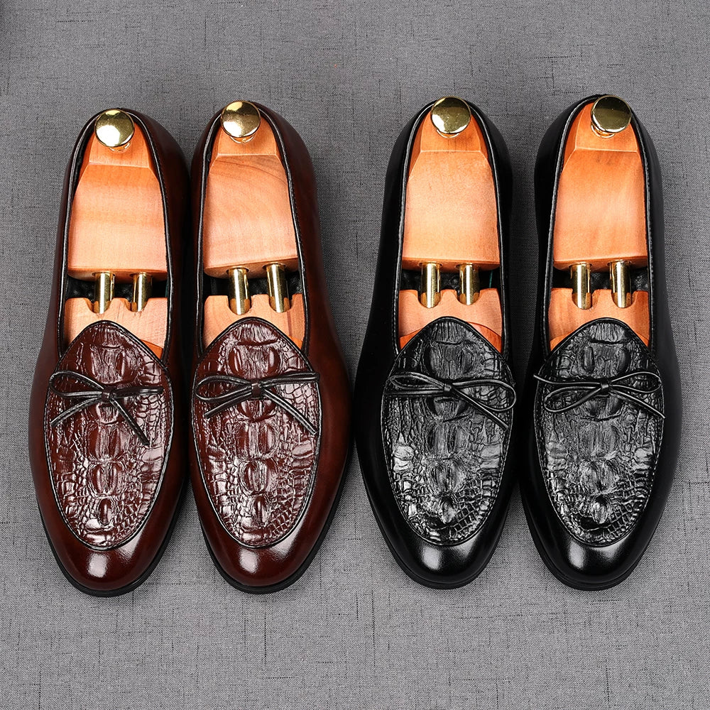 Men's Brown Loafers, Breathable, Slip-On