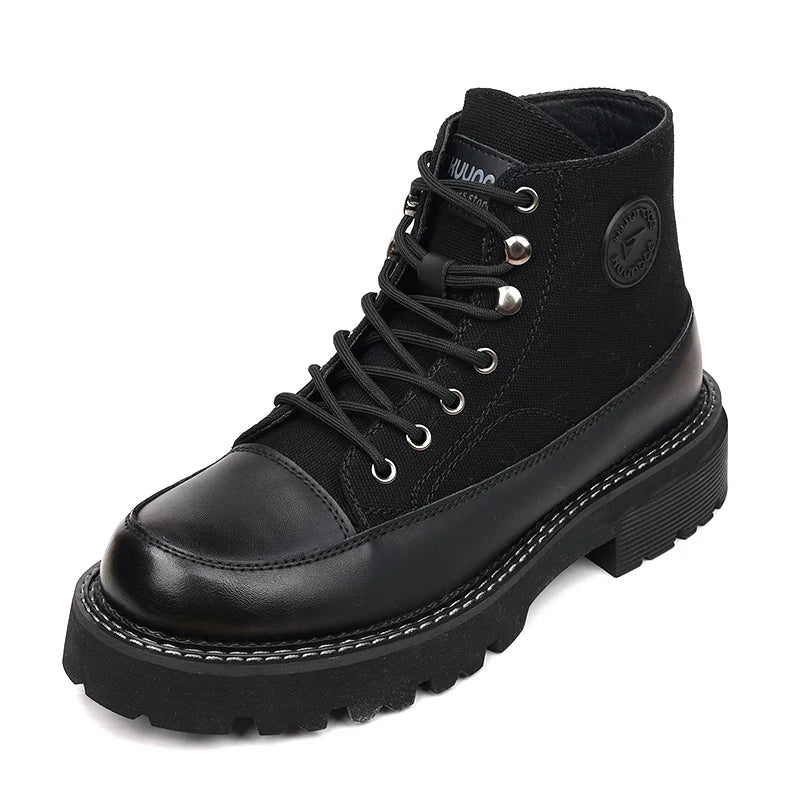 Men's Martin Boots, Height Increasing, Thick Sole