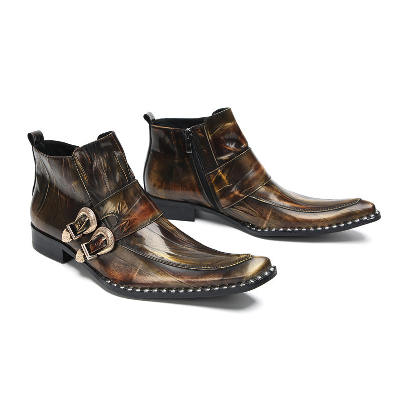 Men's Canvas Martin Boots – Height Increasing