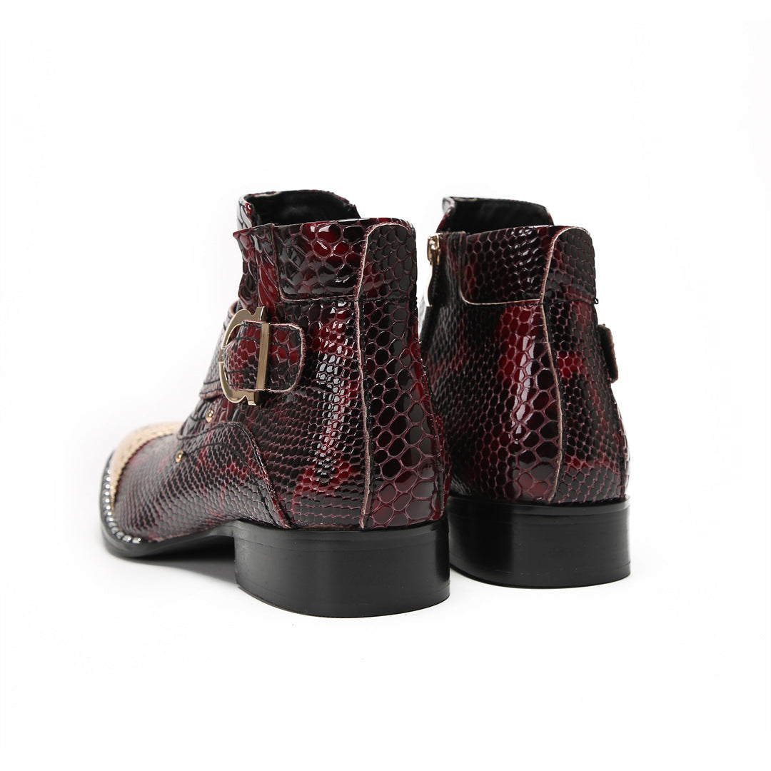Men's Leather Chelsea Boots – Business, Handmade – Style 93