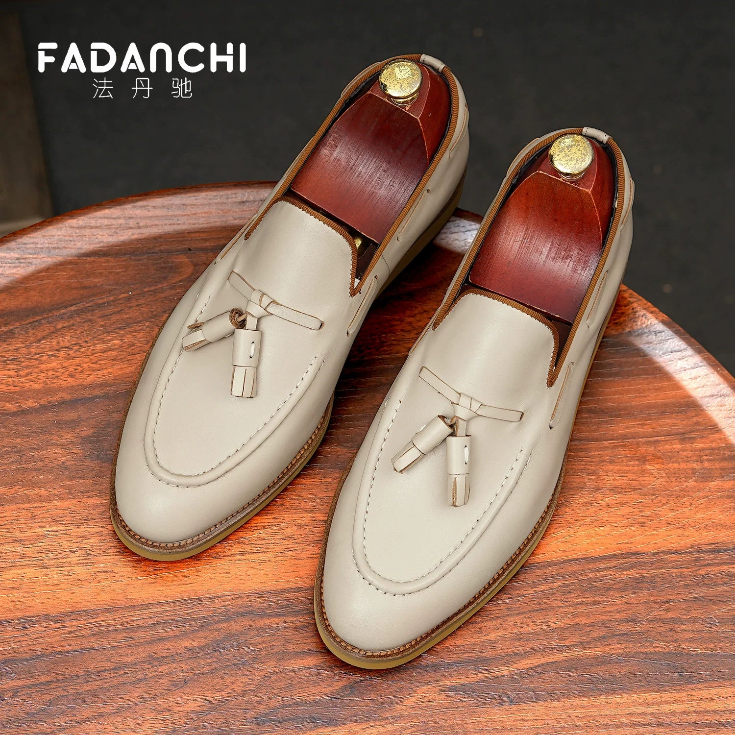 Men's Genuine Leather Loafers, Breathable, Slip-On
