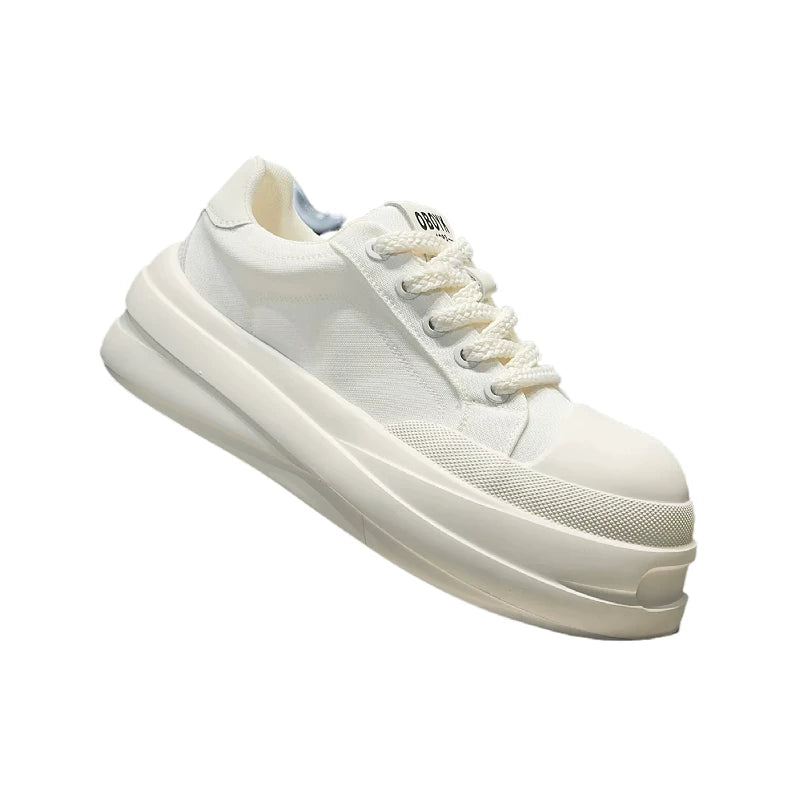Men's Height-Increasing Platform Big-Toe Canvas Shoes Summer New