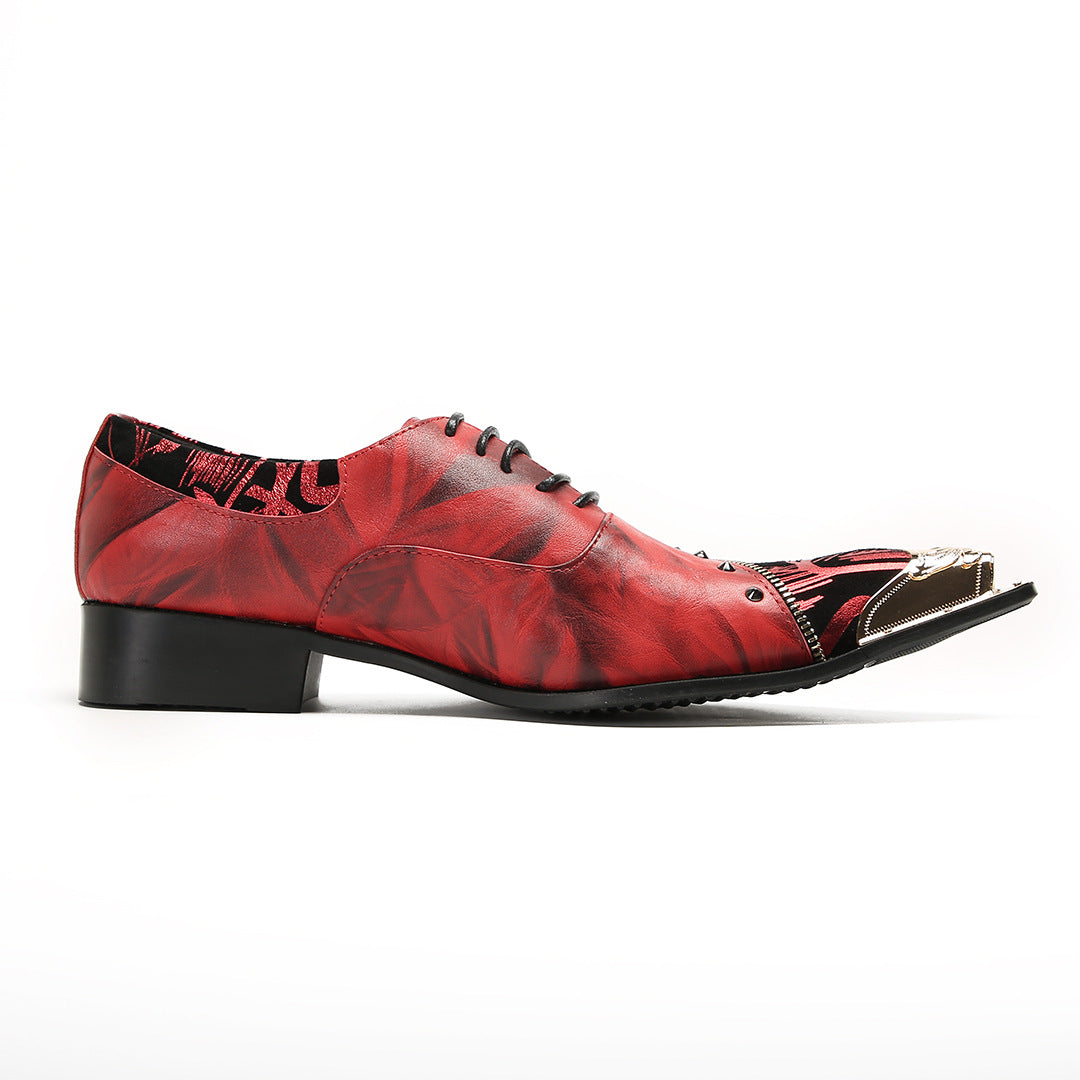 Men's Leather Dress Shoes – Pointed Toe, Business – Style 45