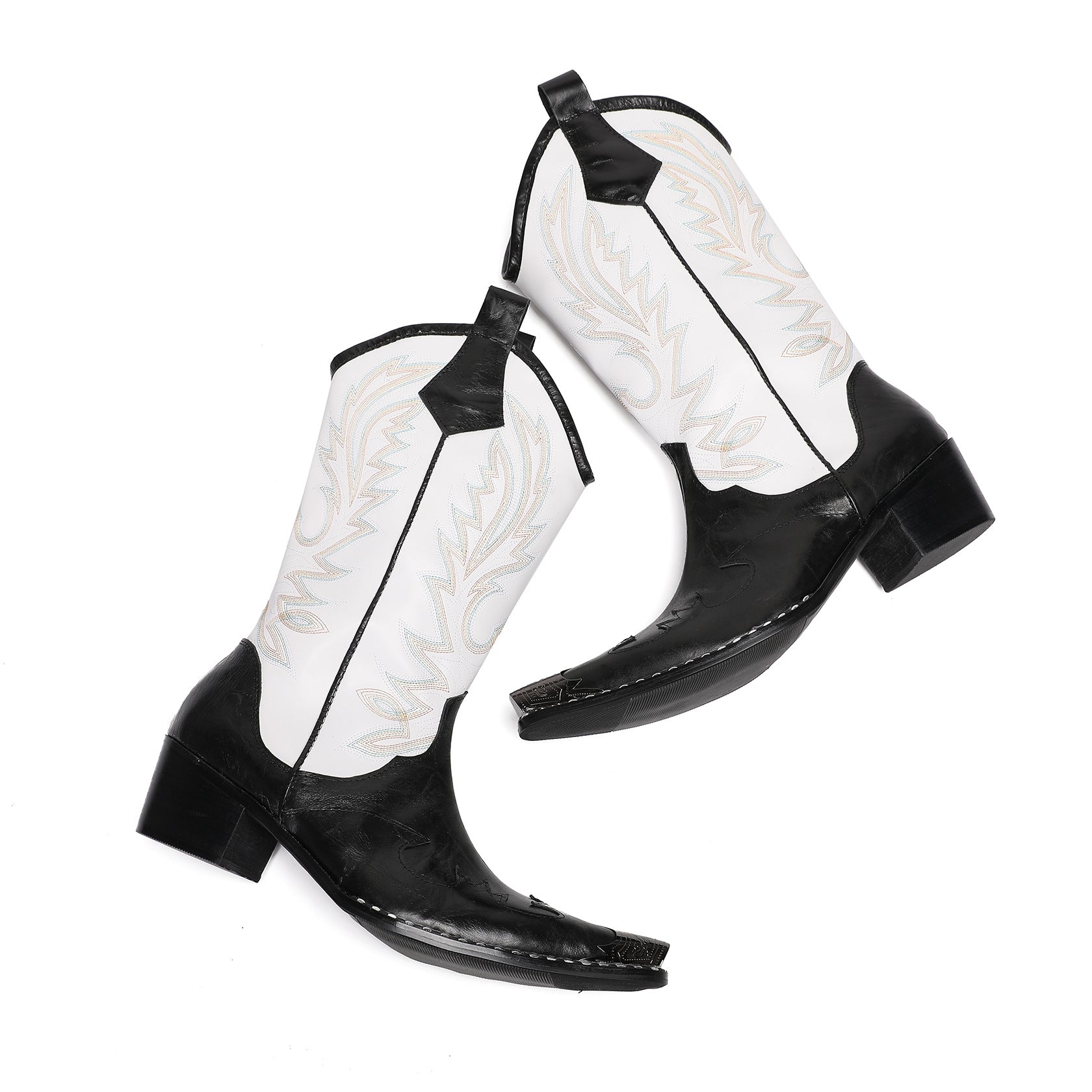 Hanfu boots men's and women's ancient style ancient clothing long tube Hanfu boots inner height increase soap boots ancient Song and Ming Dynasty thick bottom national style martial arts